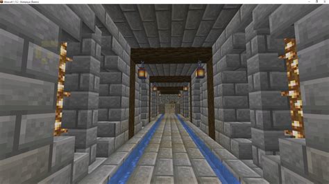 Repeating underground tunnel design for base : r/Minecraftbuilds