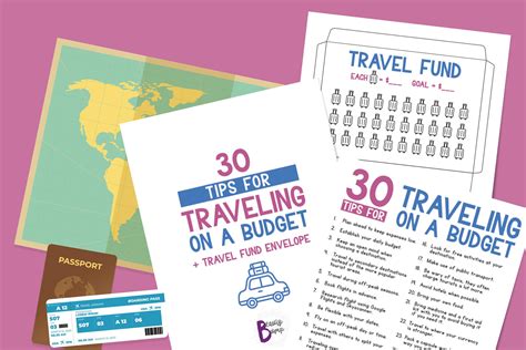 30 Tips for Traveling on a Budget + Travel Fund Envelope