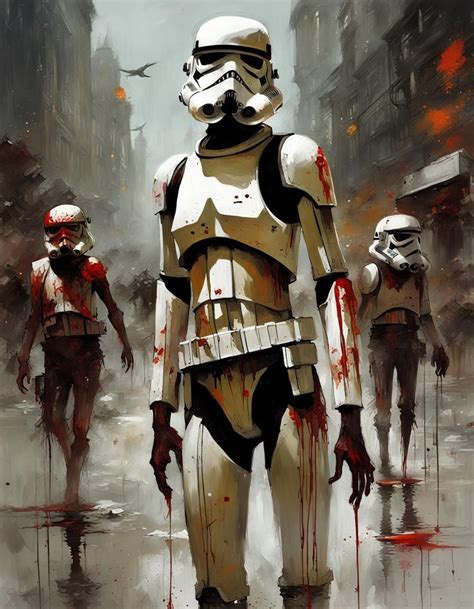 Zombie Stormtrooper - AI Generated Artwork - NightCafe Creator