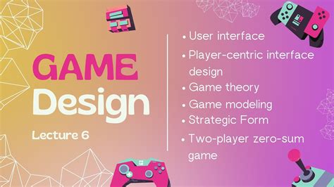 Game design Lecture 6 - YouTube