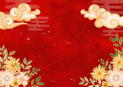 Free Vector | Watercolor chinese new year background