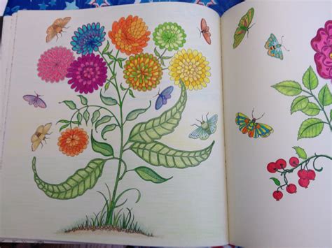 Secret Garden Coloring Book Finished Pages