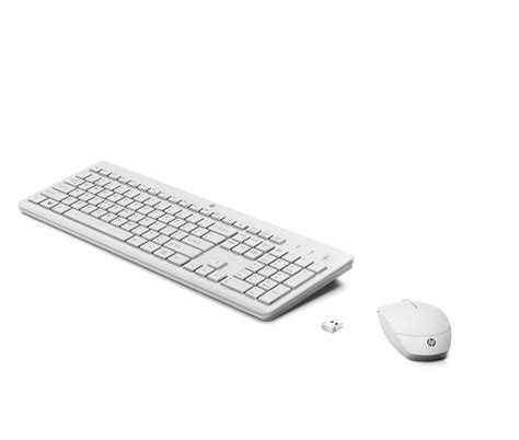 HP 230 Wireless White Keyboard and Mouse Combo – SAFAD