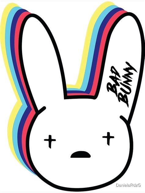 Póster ''Bad Bunny Logo' de DanielaRdzG en 2021 | Fotos de bad bunny, Imagenes de bad bunny ...