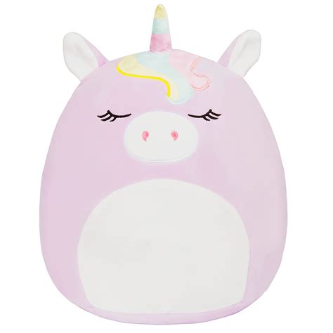 Buy Squishmallow Large 16" Silvia The Purple Unicorn - Official Kellytoy Plush - Soft and ...