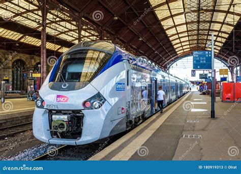 A TER Intercity Train in the SNCF Train Station in Strasbourg, France Editorial Stock Photo ...