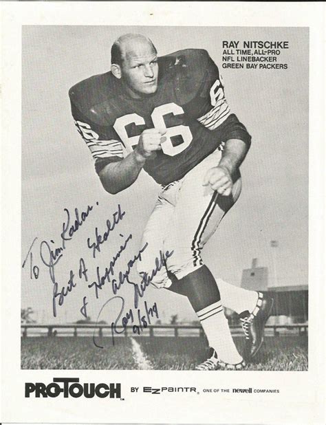 Ray Nitschke Autographed Photo