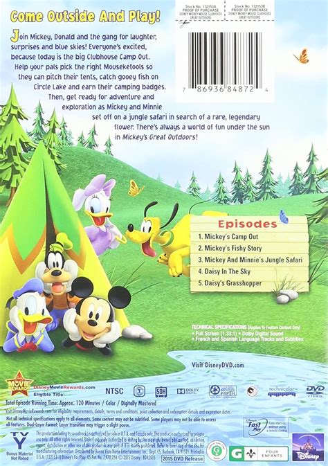 Mickey Mouse Clubhouse: Mickey's Great Outdoors [Region 1] | Mickey ...