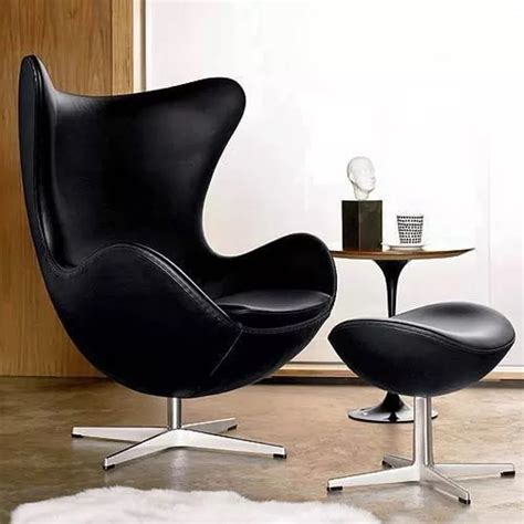 U BEST replica egg chair fiberglass egg chair egg shaped chair, Living room high quality leather ...