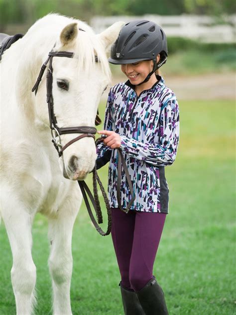 Kids Equestrian Tops | Riding outfit, Riding shirts, Equestrian outfits