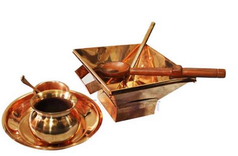 Puja-Vessels–Hindu-Puja-Utensils–Havan-Kund | Rituals Mart