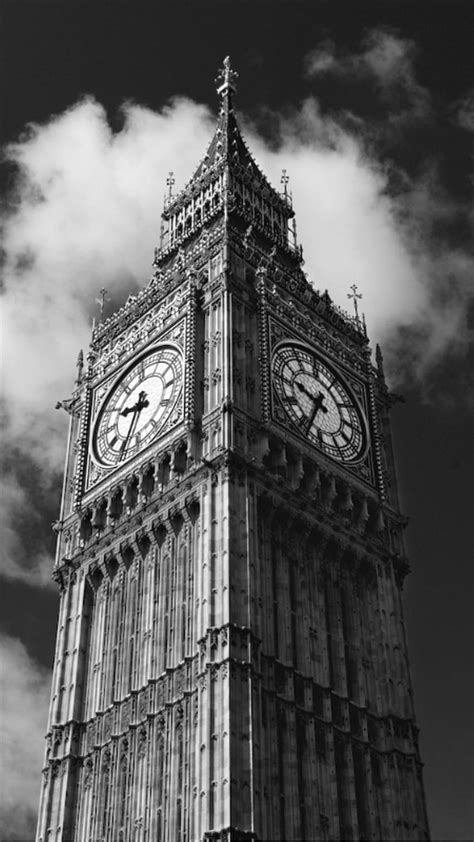 Big Ben London Black And White Android [] untuk , Ponsel & Tablet Anda ...