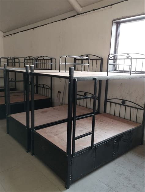 Iron Twin Over Full Hostel Bunk Bed With Storage at Rs 14500 in Surat | ID: 2850021821388
