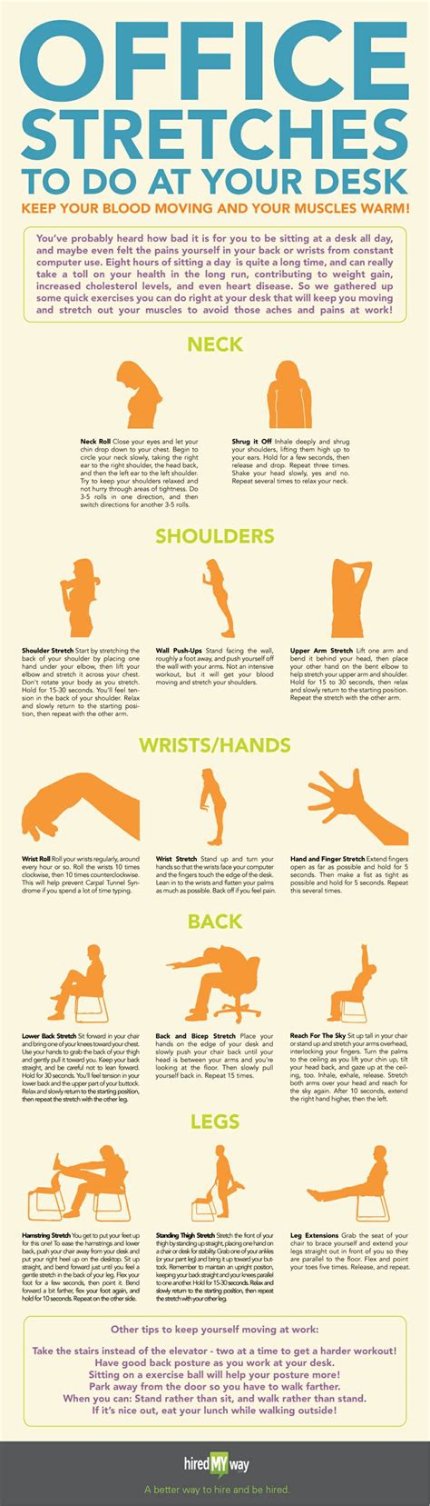 [INFOGRAPHIC] Office Stretches for Chronic Back Pain - Comprehensive ...