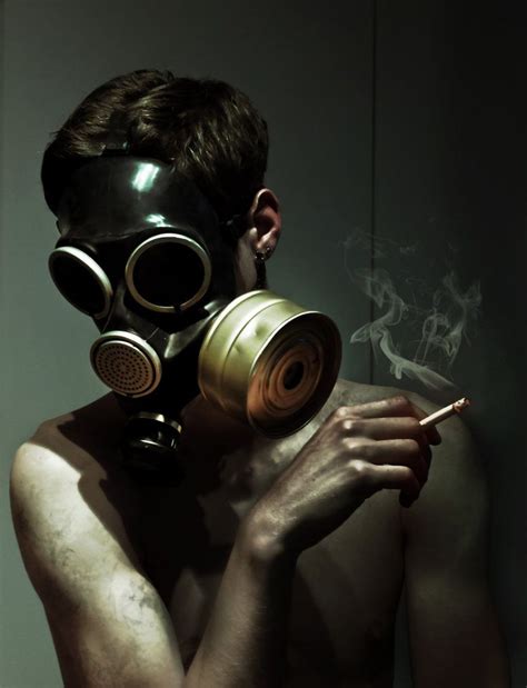 Breathe Me. by Psychotic-Edward on DeviantArt | Gas mask, Gas mask art, Mask photography