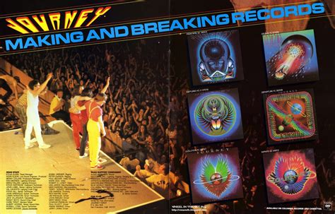 WHEEL IN THE SKY: Journey 1983 Frontiers Tour Book - Making and Breaking Records