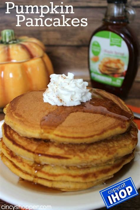 Copycat IHOP Pumpkin Pancakes Recipe - CincyShopper