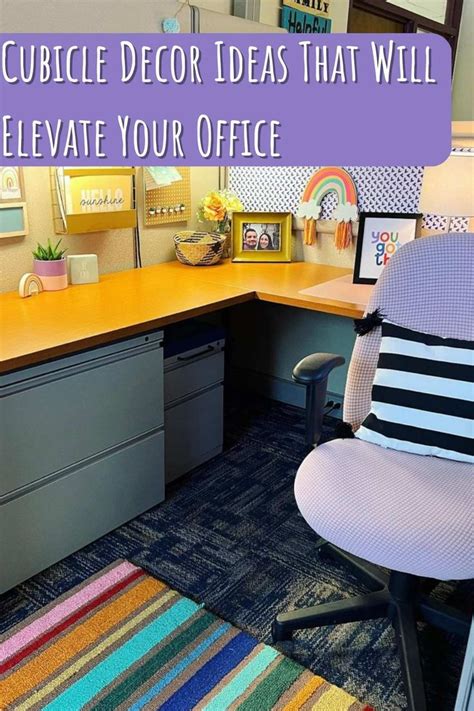 Best Cubicle Decor Ideas That Will Elevate Your Office - PinkPopDesign | Work cubicle decor ...