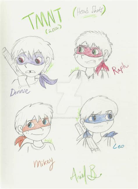 TMNT 2012: Humanized by Sunny-Scribble on DeviantArt