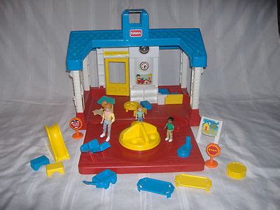 PLAYSKOOL VINTAGE PRESCHOOL DOLLHOUSE NICE L@@K HTF | #364252912