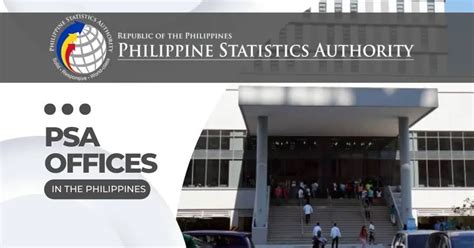 List of Philippine Statistics Authority (PSA) Offices in the Philippines - The Pinoy OFW