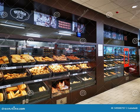 Lidl Bakery Indoor Products in Showcase Editorial Photography - Image ...