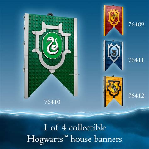 LEGO 76410 Harry Potter Slytherin House Banner Building Toy Set