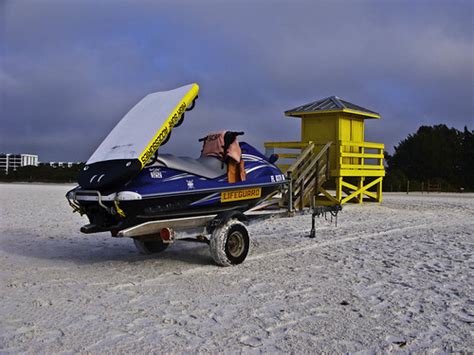 Lifeguard Equipment | The lifeguard stand and wave runner at… | Flickr