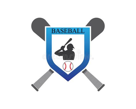 Baseball Logo Design Template Stock Vector - Illustration of logo ...