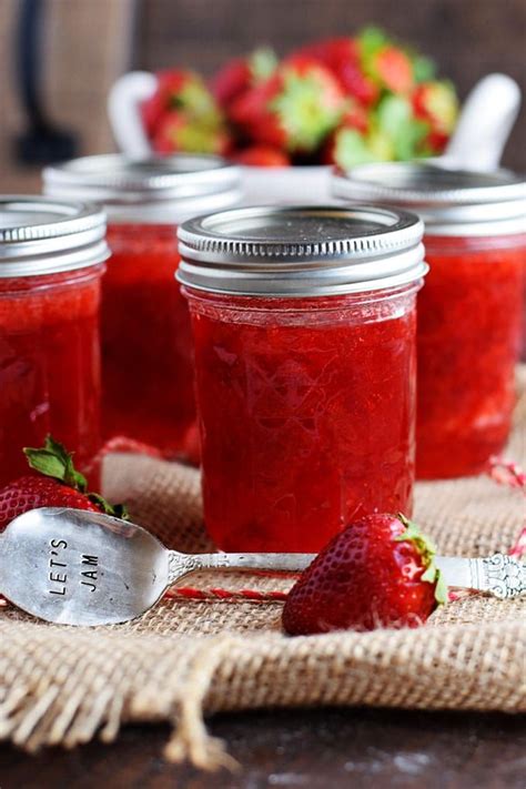 Fresh Strawberries sliced, mashed and boiled with lemon juice and sugar to make the most ...