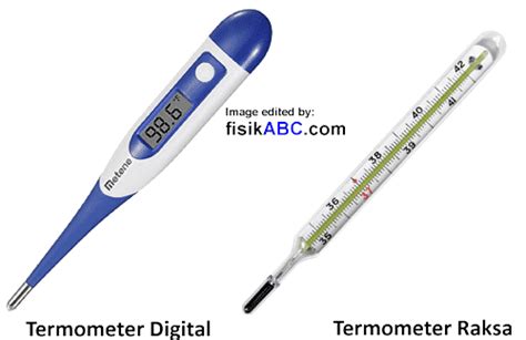 Cara Menggunakan & Membaca Skala Termometer Raksa, Alkohol, Digital Lengkap dengan Gambar | FISIKABC