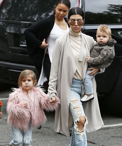 Kourtney Kardashian's Outing with Her Kids