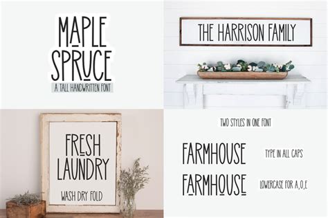 Farmhouse Font Bundle | Part 4 By KA Designs | TheHungryJPEG