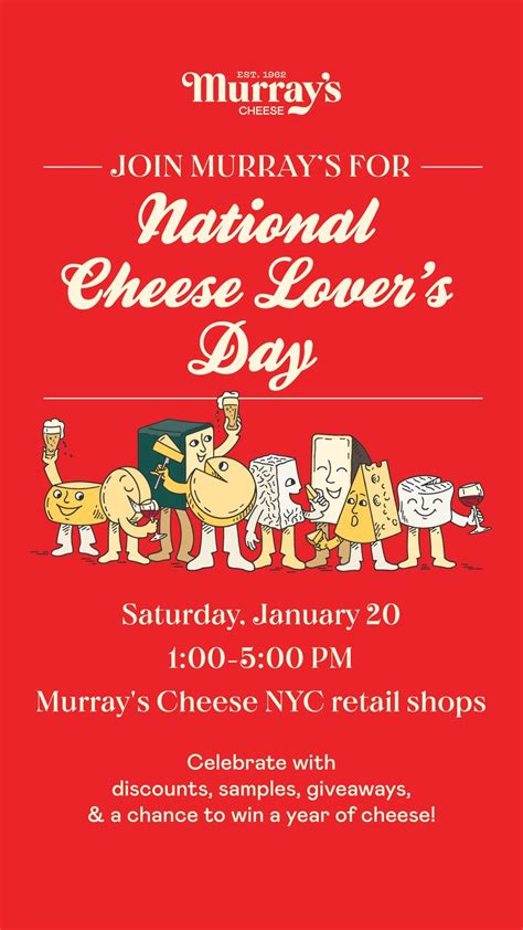 National Cheese Lover’s Day with Murray's Cheese — NYC for FREE