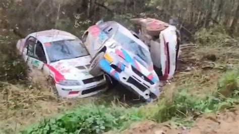 Wild scenes in six car pile-up at Pskov Rally in Russia, motorsport news