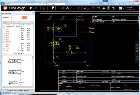 QuickDesign with SmartConnect Offers Drag-and-Drop Schematic Tool | Sun Hydraulics