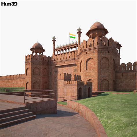 Red Fort 3D model - Architecture on Hum3D