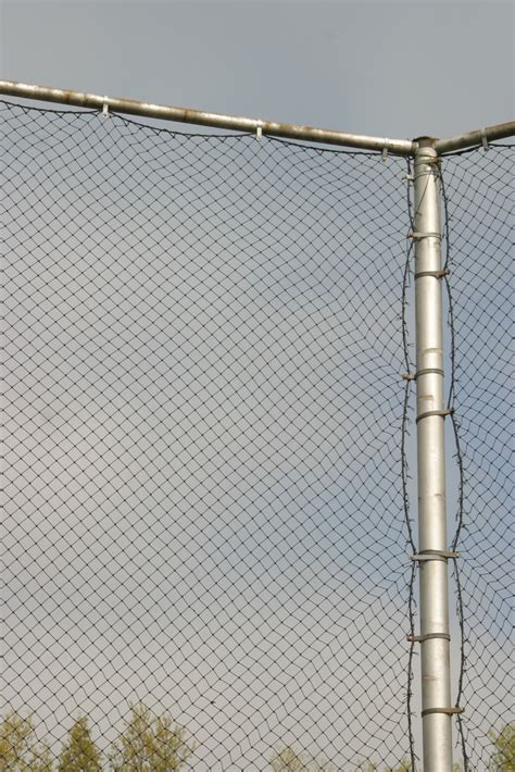 Gourock.com Netting & Custom Nets: Baseball Backstop Netting Installation