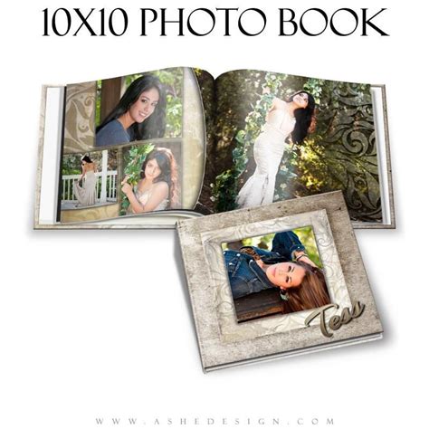 Photo Book Template (10x10) - Tess | Photo book template, Photobook design, Book design templates