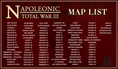 Napoleon total war map - vamettu