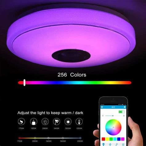 Promo Lampu LED Plafon RGB Remote Control Modern Minimalis Diskon 33% di Seller AQMAR - Koja ...