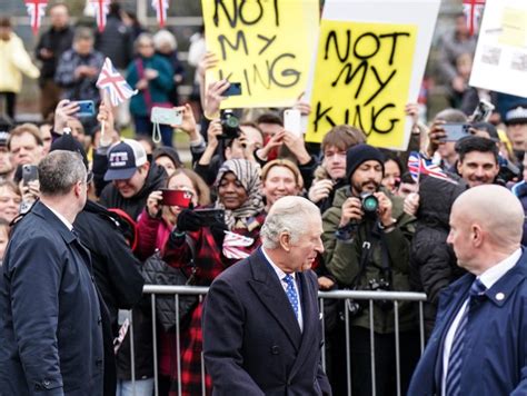 King Charles III Ignores 'Not My King' Protestors in U.K. | Us Weekly