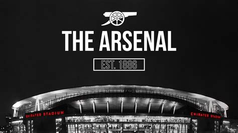 the poster for the movie, the arsenal is lit up in black and white