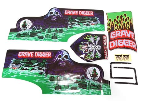 Grave Digger STANDARD Edition Sticker Sheets – Primal RC