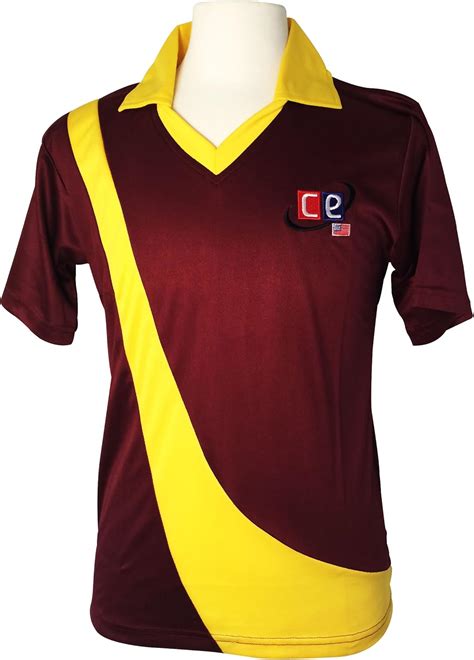 Amazon.com : CE West Indies Colored Cricket T-20 Kit Shirts Jersey ...