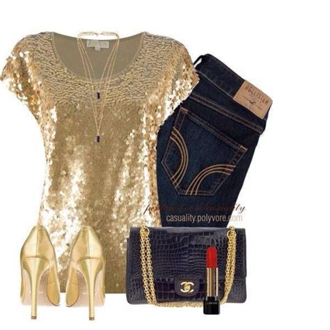 Gold style | Fashion, Fashion outfits, Holiday outfits