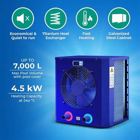 Buy Swimmax 4.5 kW Mini Pool Heat Pump| Premier House AU