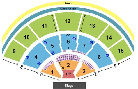 Xfinity Center Seating Chart - Mansfield