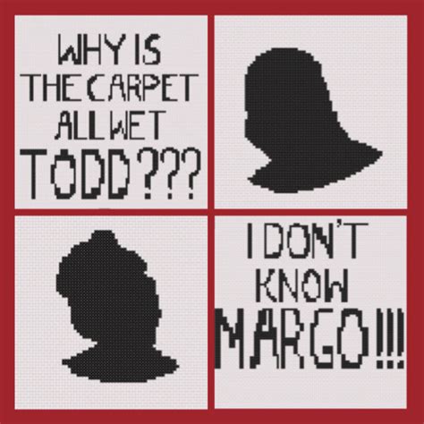 Todd and Margo Quote Cross-stitch Pattern - Etsy