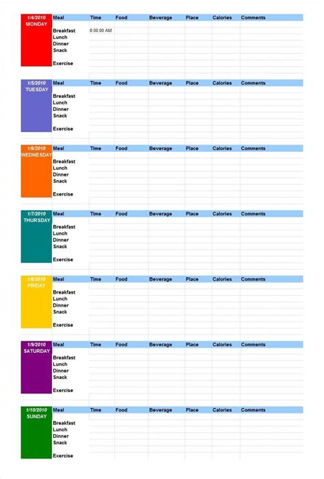 Keto Food Spreadsheet — db-excel.com